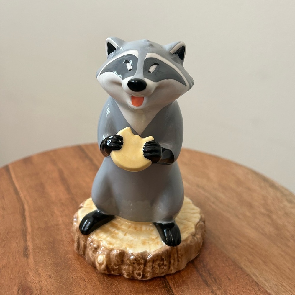 Disney Meeko Vintage Ceramic Figurine Pocahontas Porcelain Statue Collectible